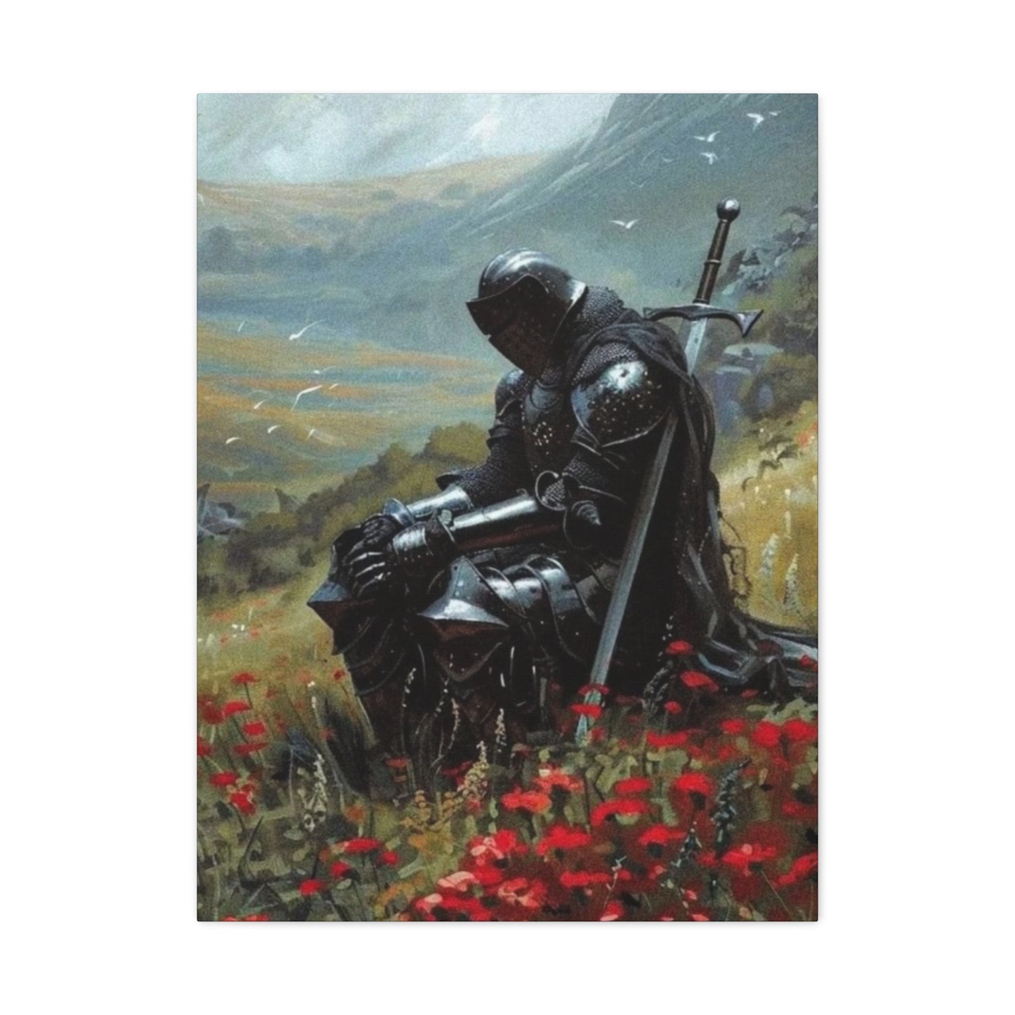 Alone Warrior Wall Art & Canvas Prints