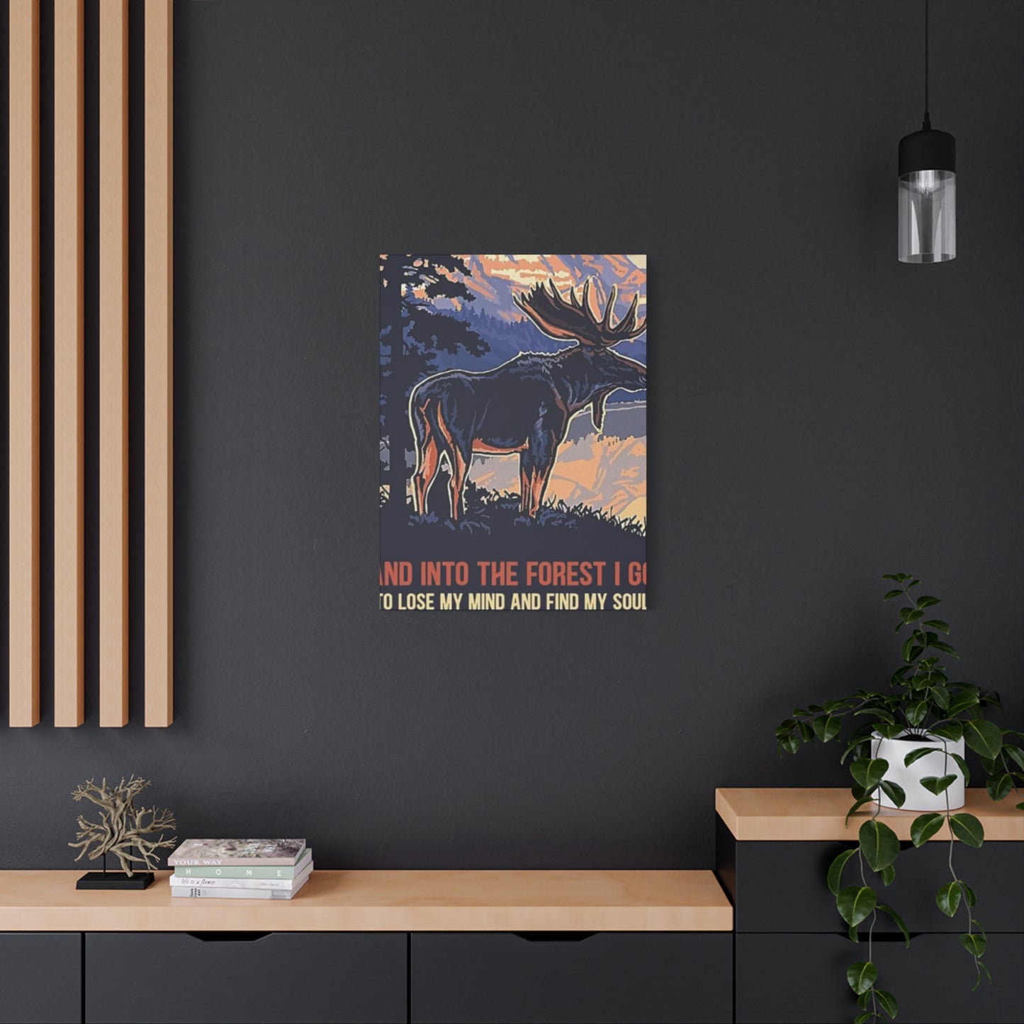 Reindeer in The National Park Wall Art & Canvas Prints