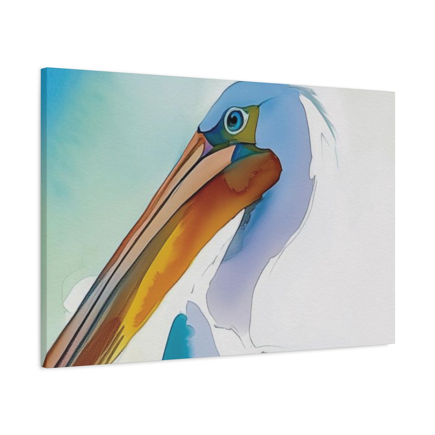 Pelican Colorful Painting Wall Art & Canvas Prints