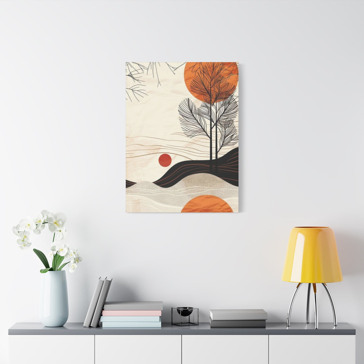 Minimalist Art Nouveau Landscape Modernism Wall Art & Canvas Prints