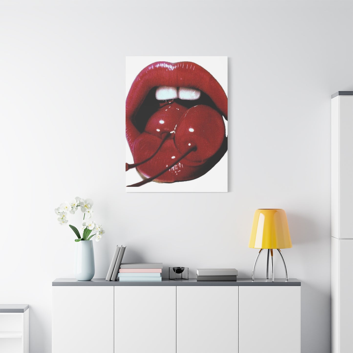 Cherry Lips Wall Art & Canvas Prints