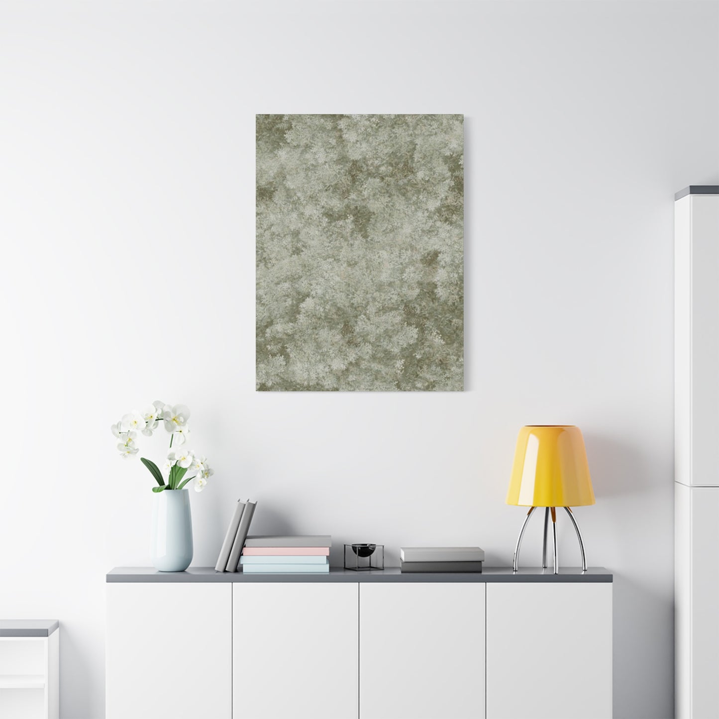 Random Beautiful Olive Green Painting Wall Art & Canvas Prints