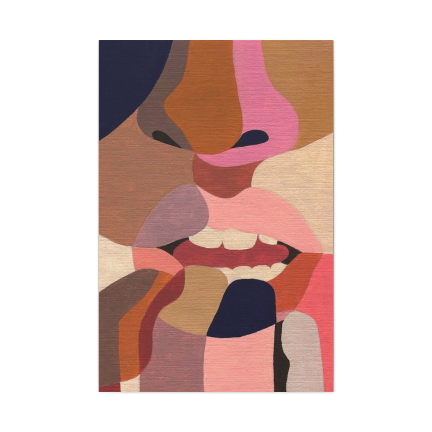 Lips Abstract Painting Wall Art & Canvas Prints