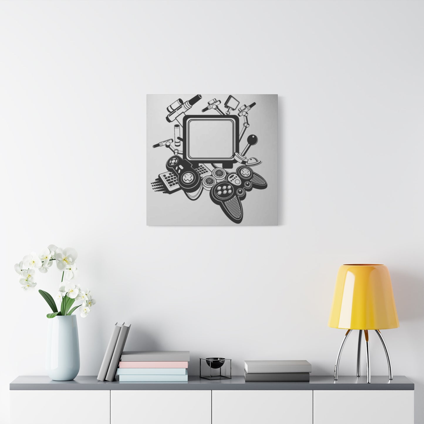 Gaming Doodle Wall Art & Canvas Prints