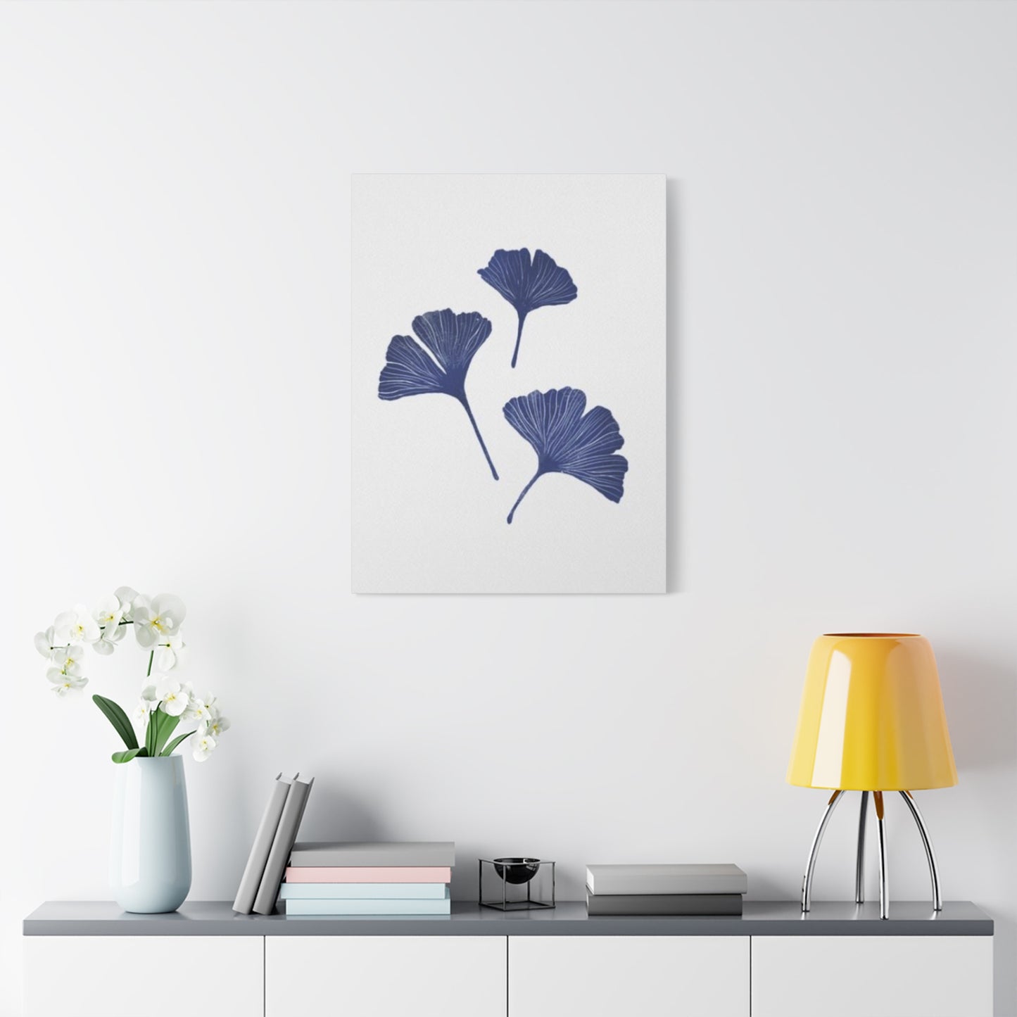 Blue Gingko Entryway Wall Art & Canvas Prints