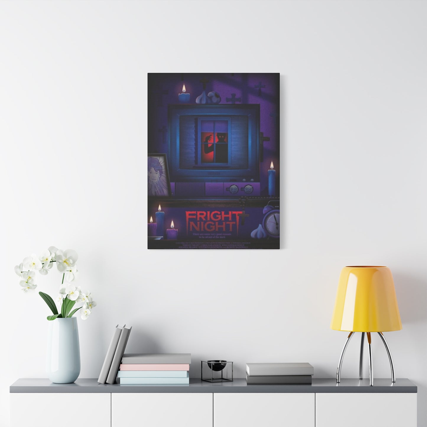 Fright Night Horror Movie Poster Wall Art & Canvas Prints