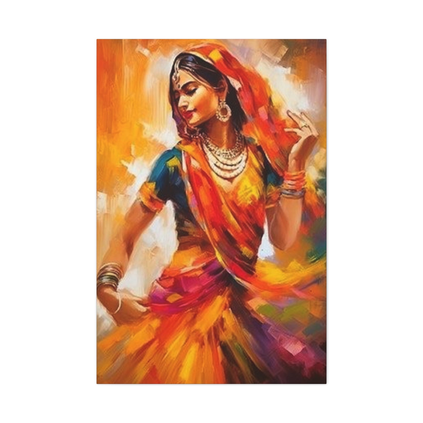 Beautiful Indian Women Candid Wall Art & Canvas Prints