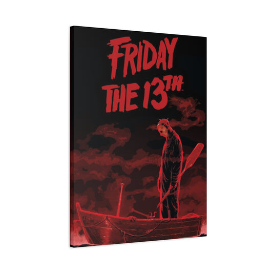 Friday The 13th Horror Movie Poster Wall Art & Canvas Prints