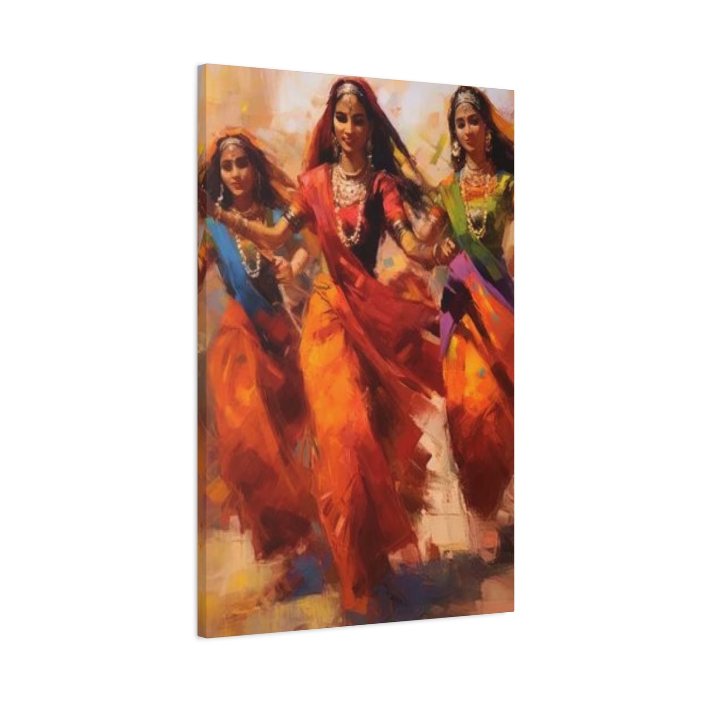 Beautiful Indian Women Enjoying Wall Art & Canvas Prints