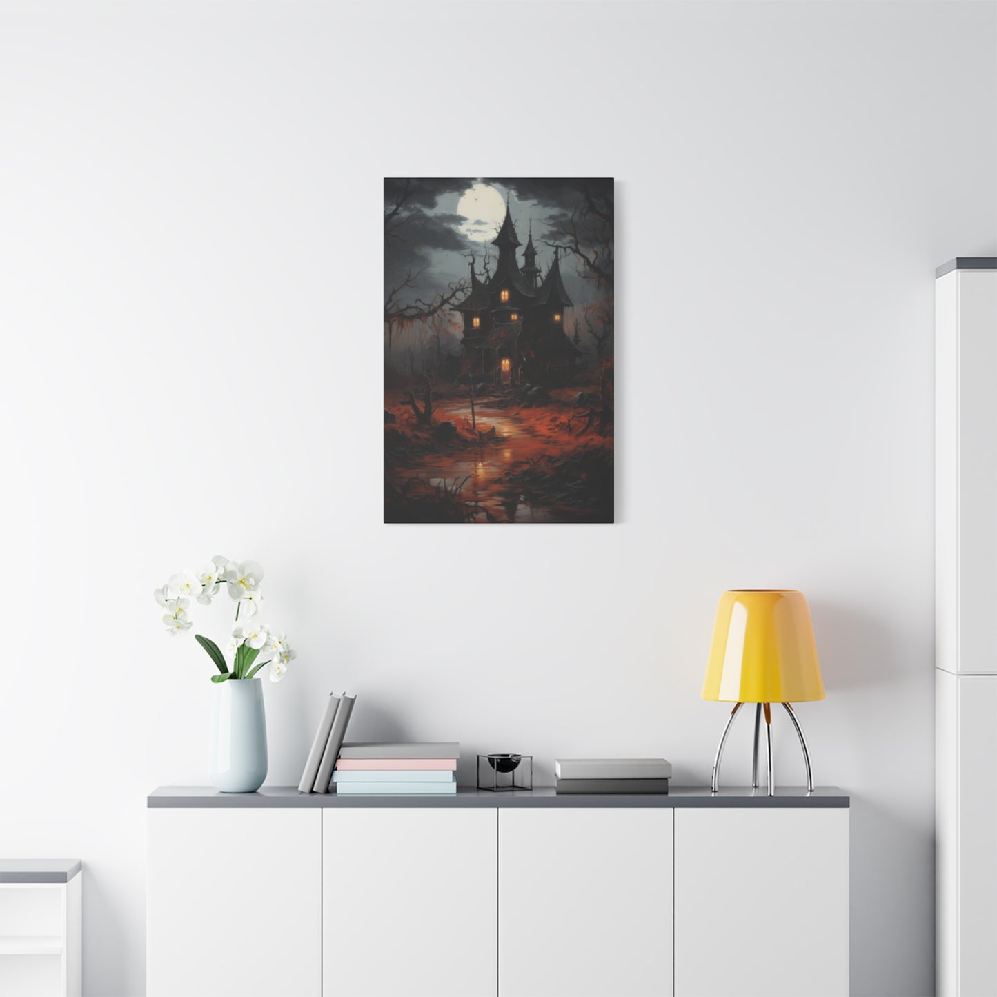 Halloween Home Painting Wall Art & Canvas Prints