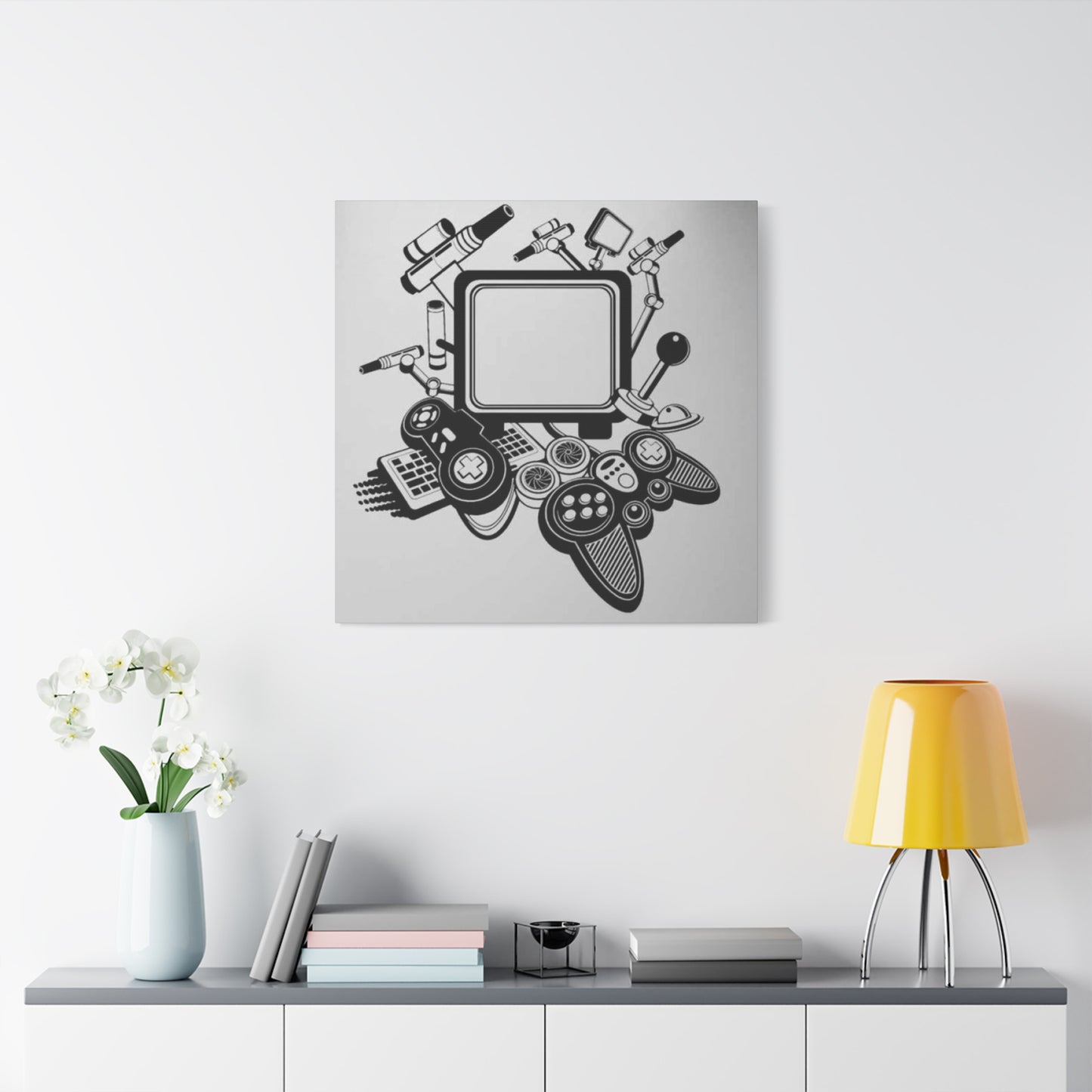 Gaming Doodle Wall Art & Canvas Prints