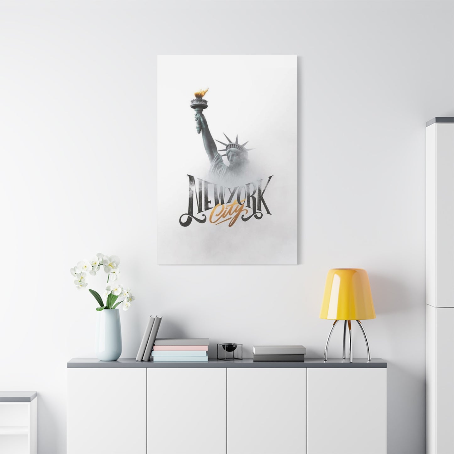 Statue Of Liberty Poster New York City Skyline Wall Art & Canvas Prints