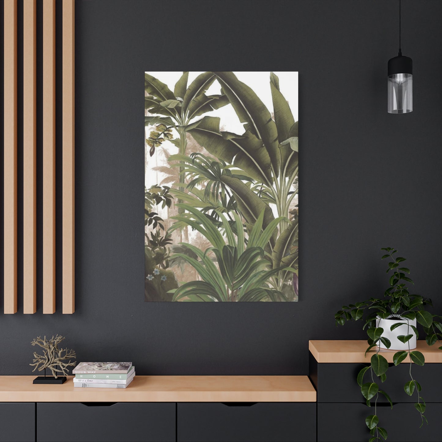 Palm Tree In Forest Wall Art & Canvas Prints