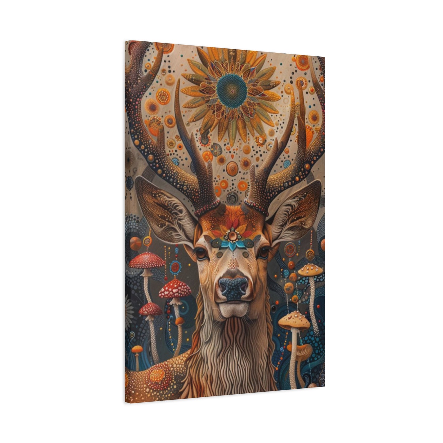 Deer & Mushroom Wall Art & Canvas Prints