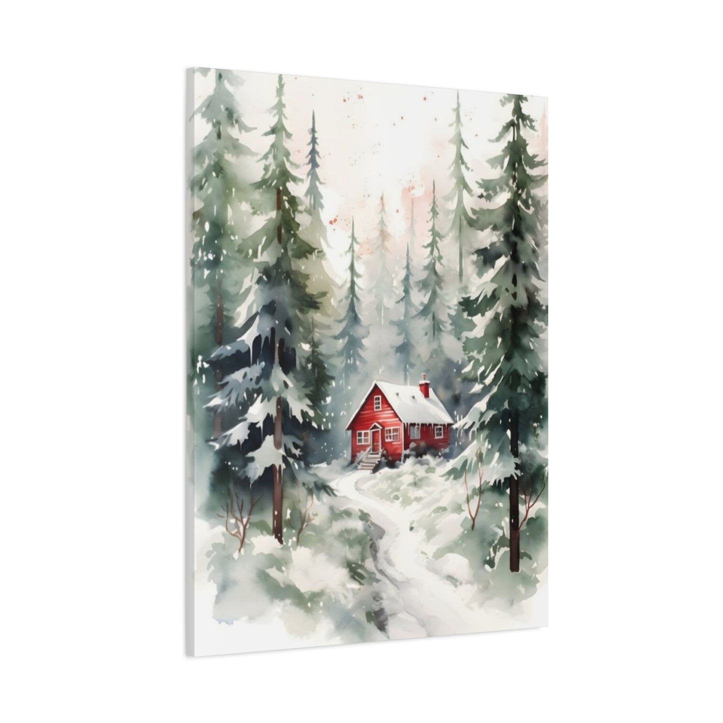 Red House In Wild Wall Art & Canvas Prints