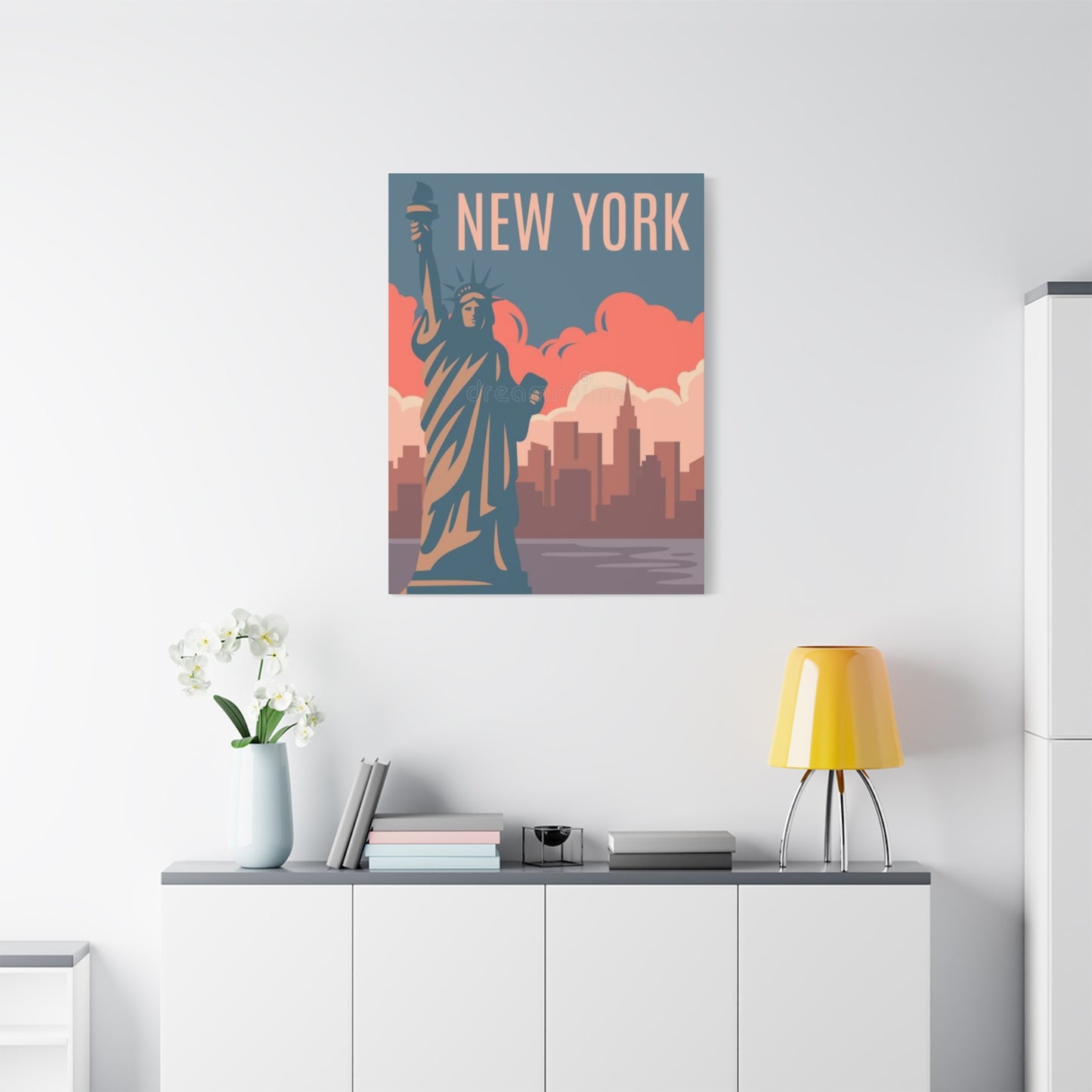 Poster Of Statue Of Liberty New York City Wall Art & Canvas Prints