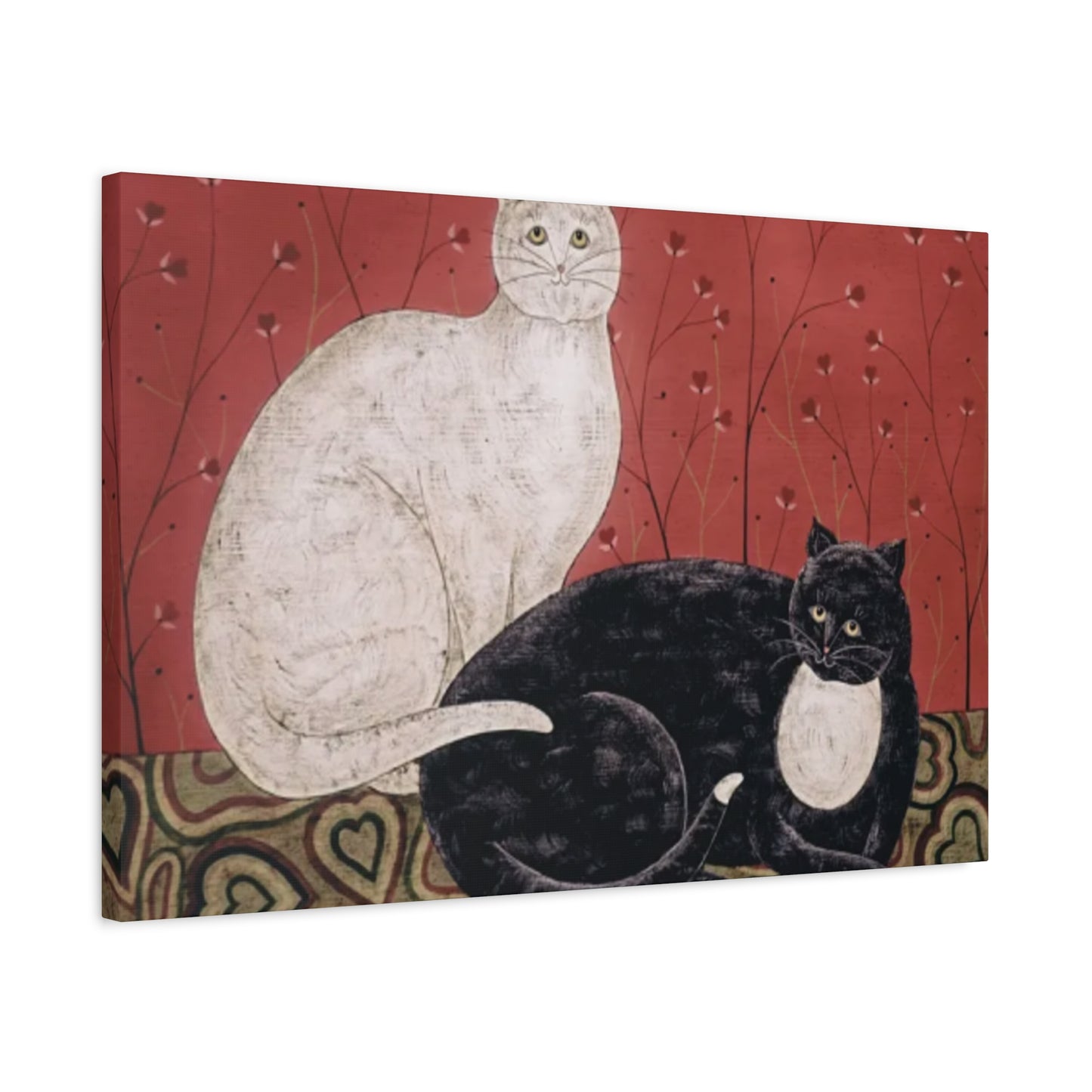 Black & White Cat Kimble Warren Wall Art & Canvas Prints