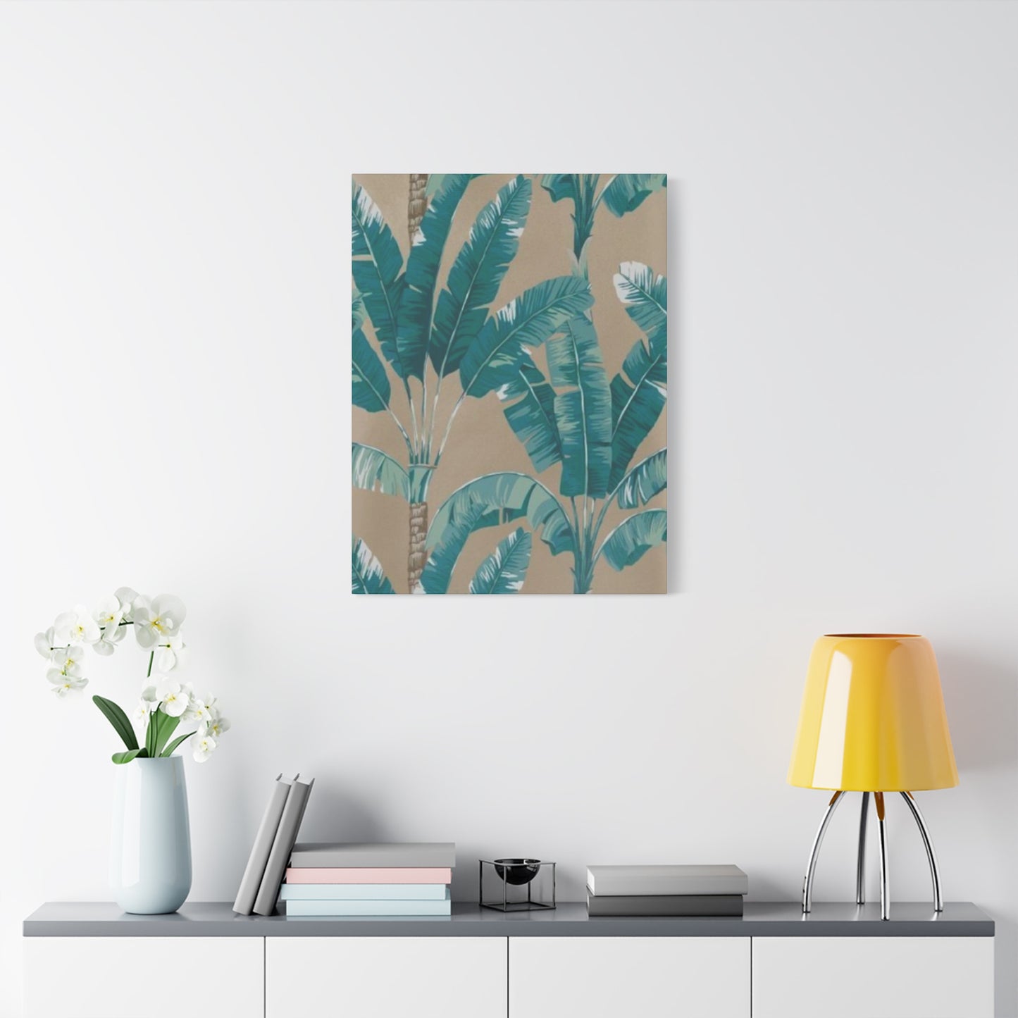 Negative Image Palm Tree Wall Art & Canvas Prints