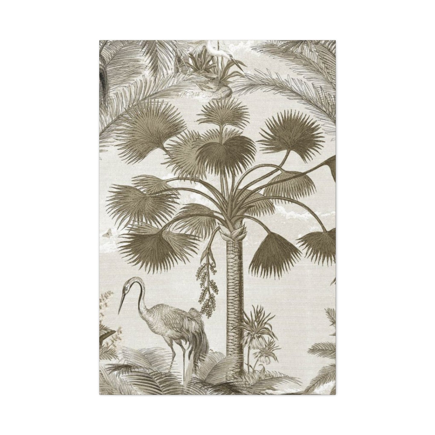 Palm Tree & Animals In Wildlife Wall Art & Canvas Prints