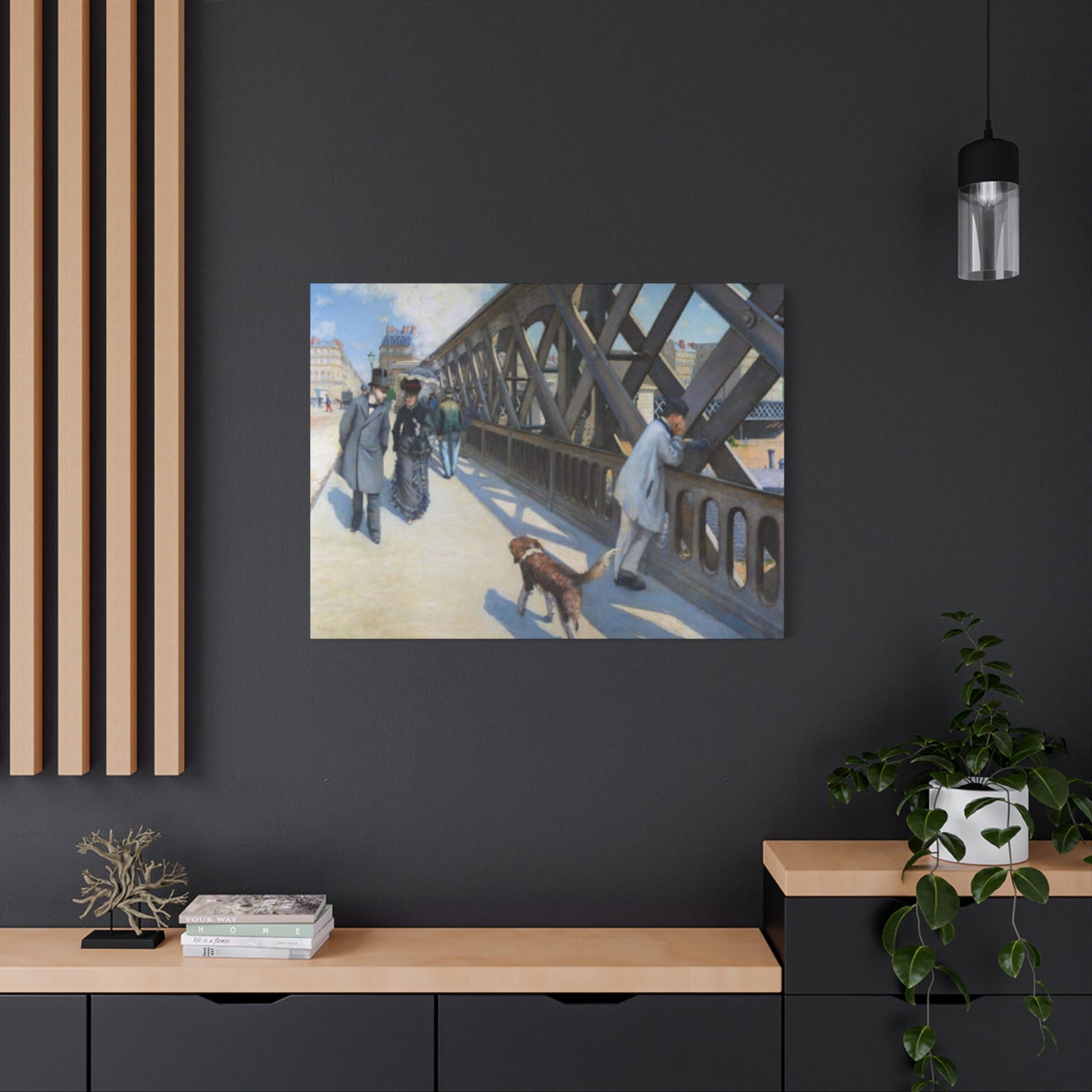 Gustav Iron Bridge Painting Wall Art & Canvas Prints