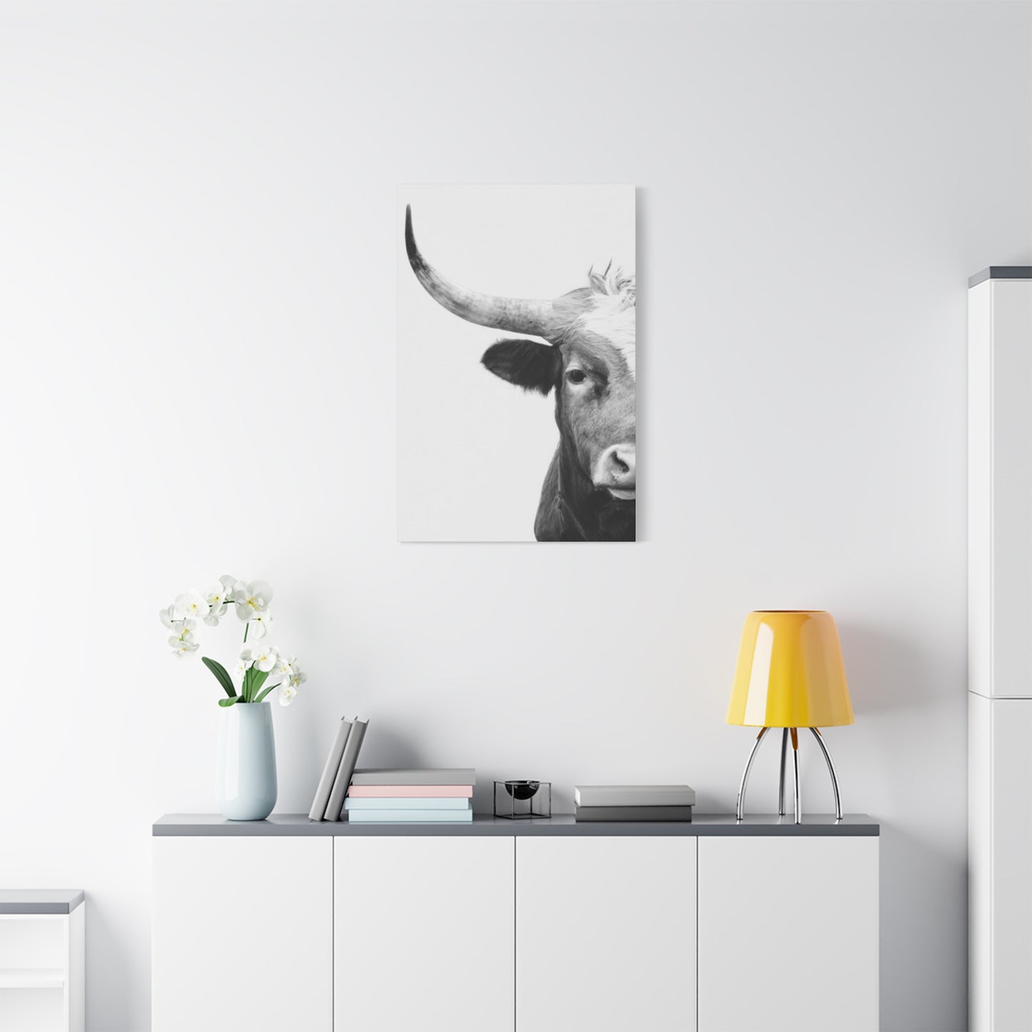 Bull Longhorn Photography Wall Art & Canvas Prints