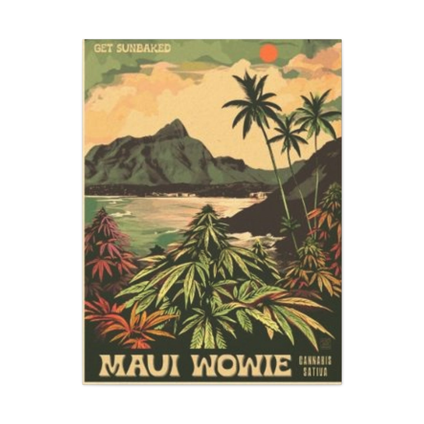 Maui Wowie Marijuana Wall Art & Canvas Prints