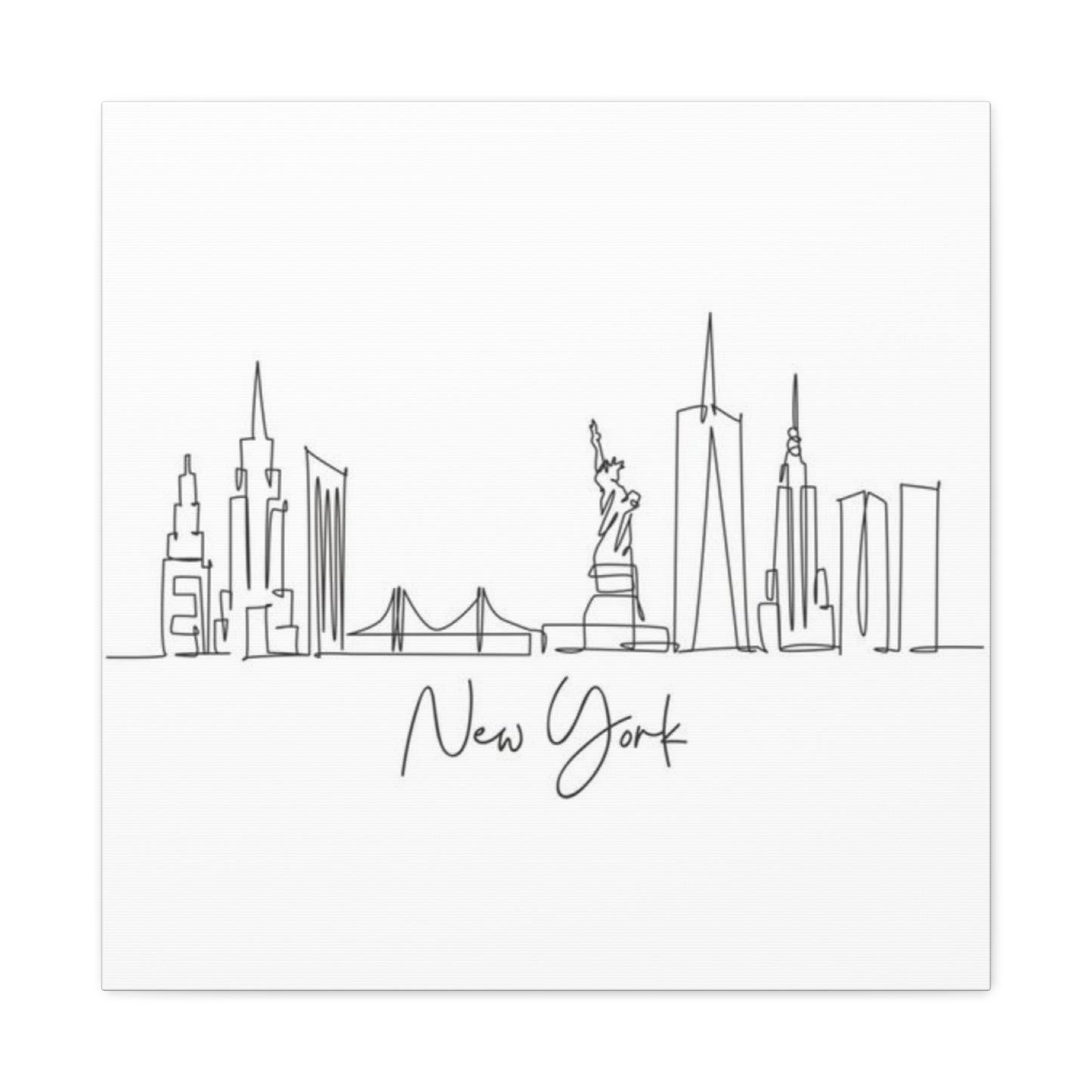 Drawing Of Skylines NYC Skyline Wall Art & Canvas Prints