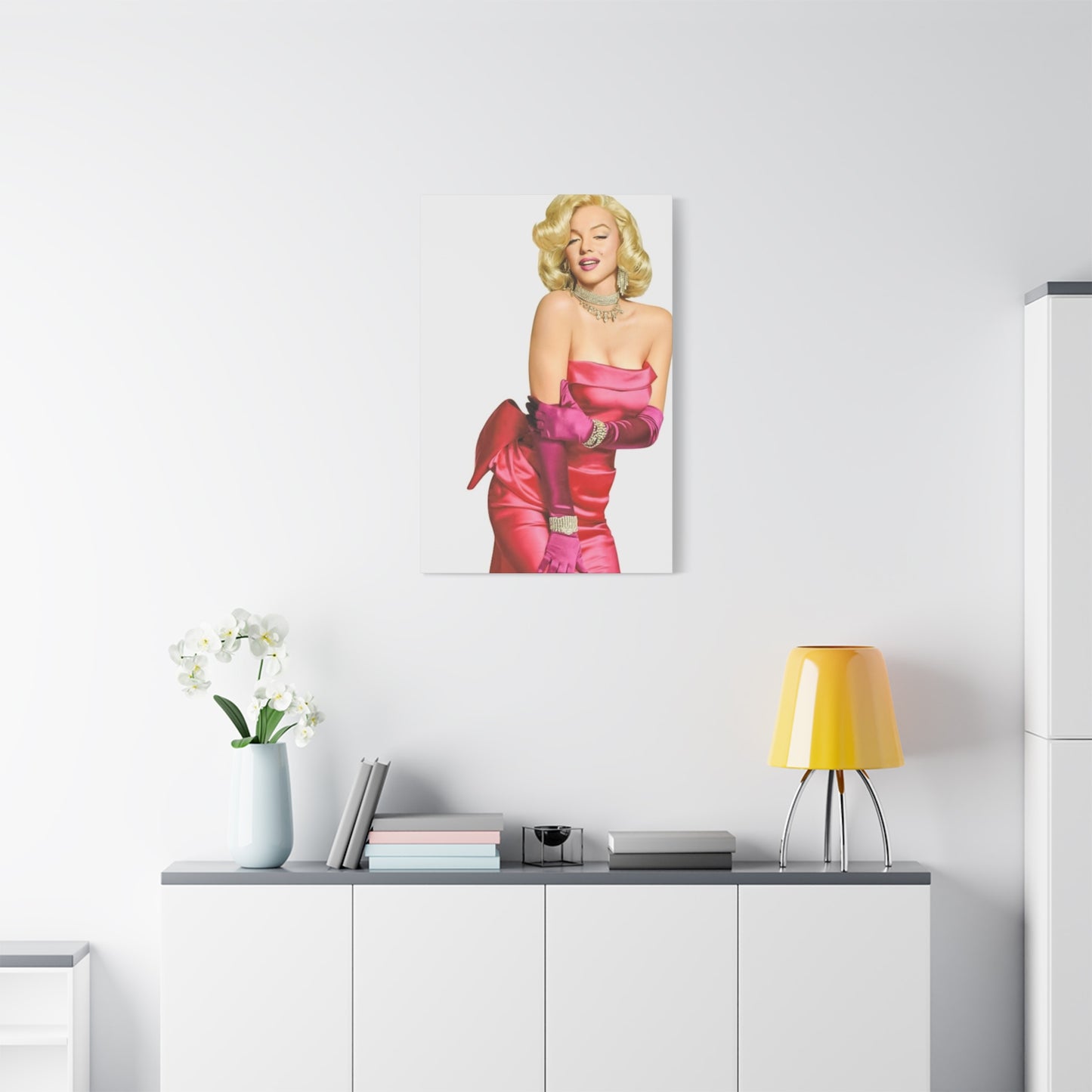 Beautiful Dress Of Marilyn Monroe Wall Art & Canvas Prints