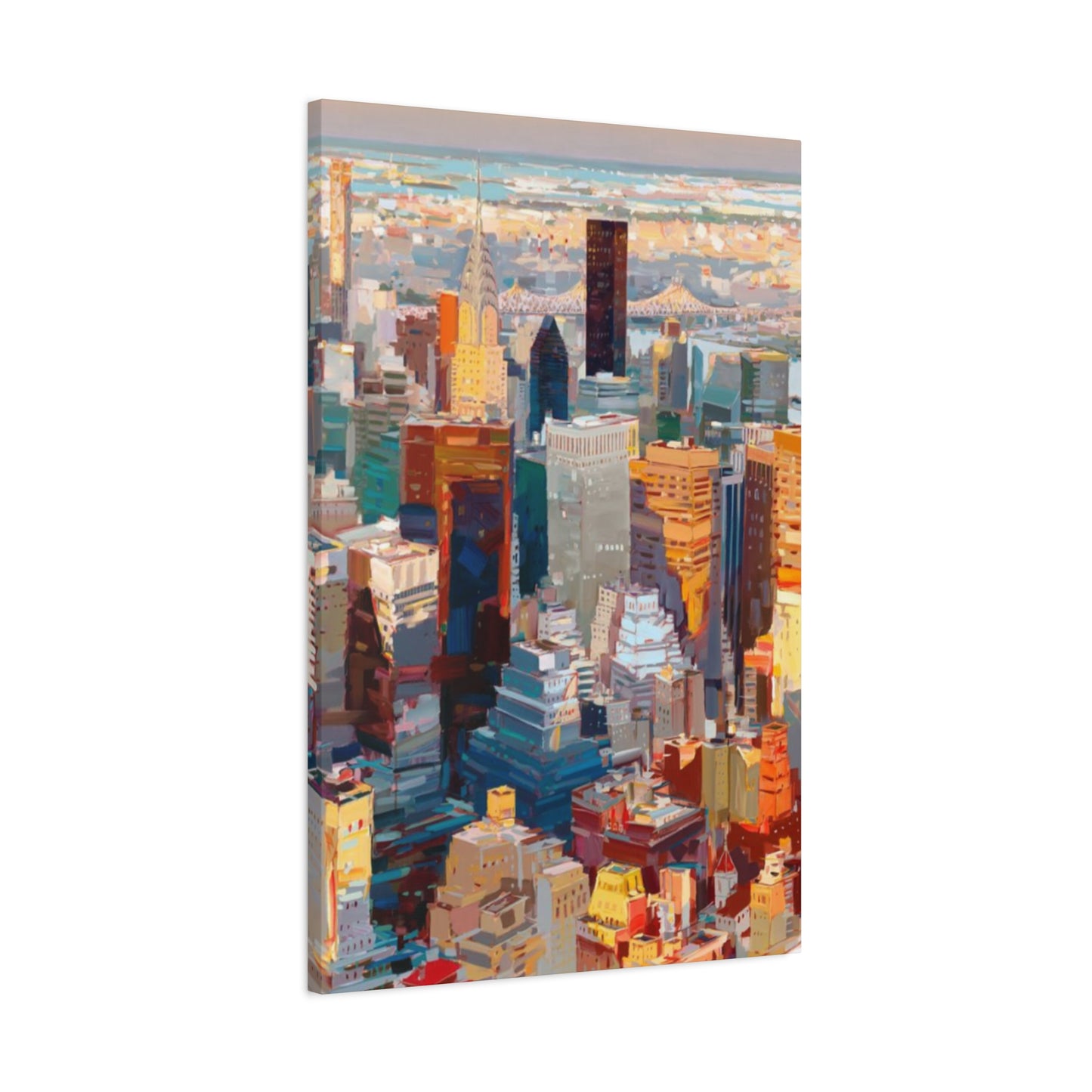 Manhattan City Skyline NYC Skylines Wall Art & Canvas Prints