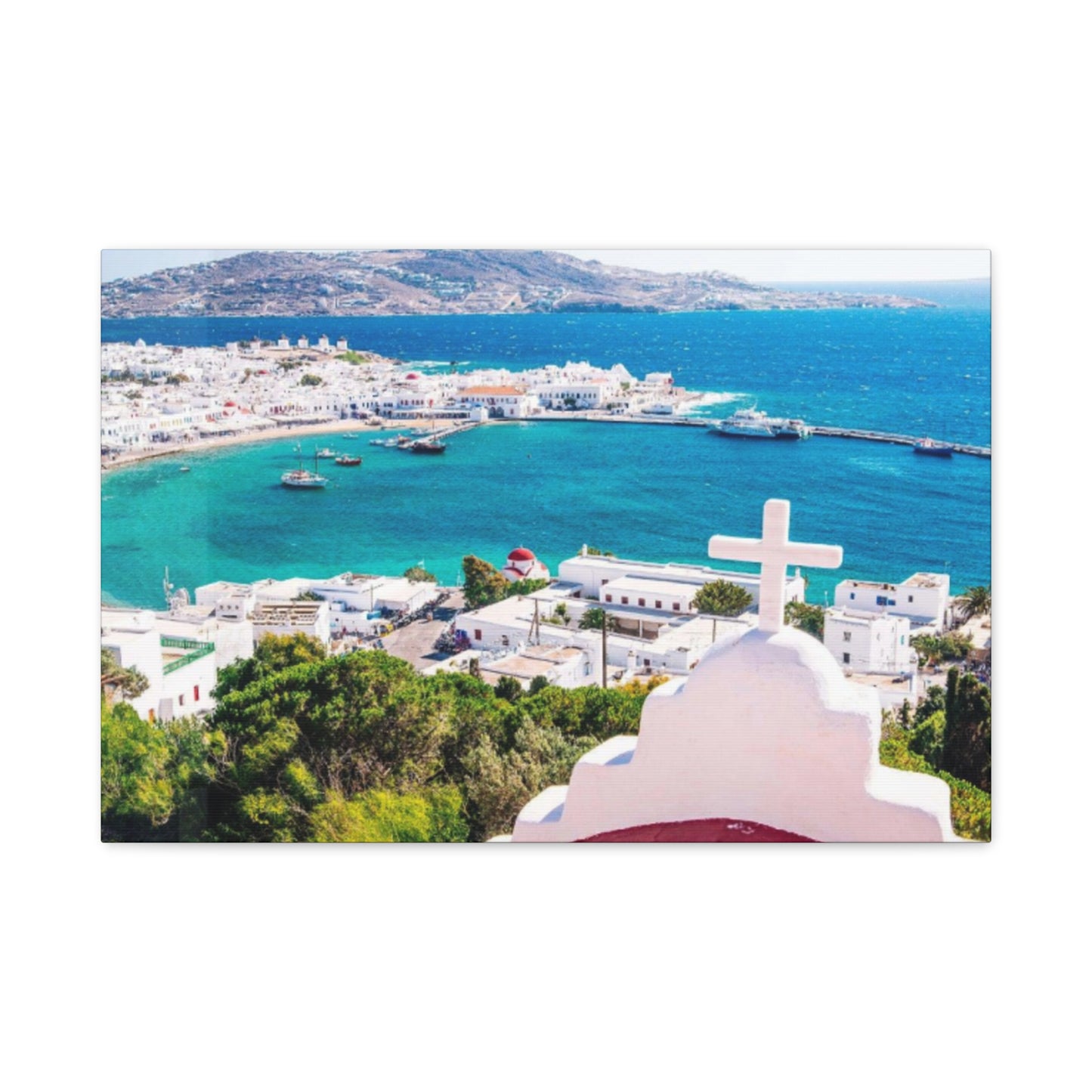 Greece Church Wall Art & Canvas Prints