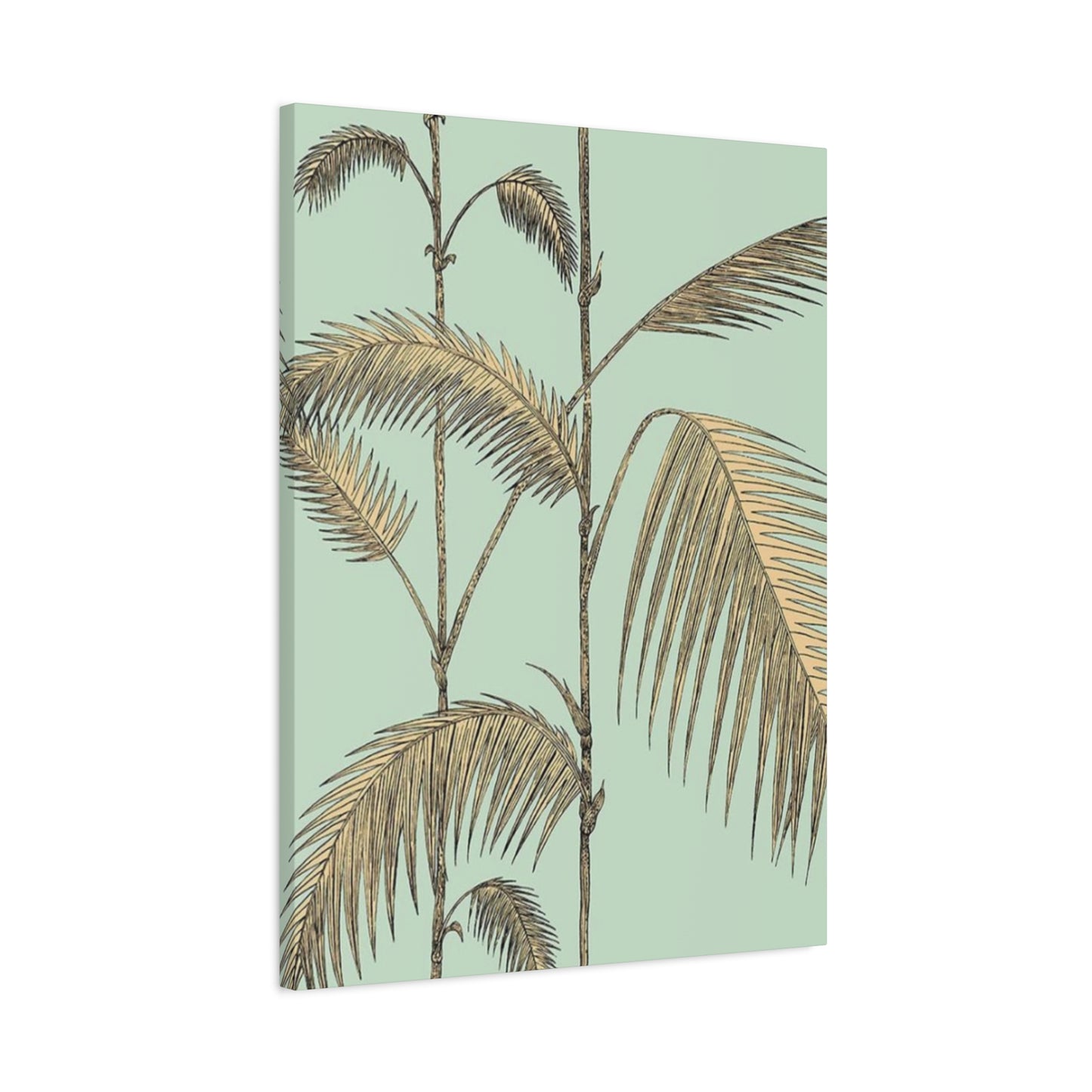 Palm Tree Brown Leaves Close Up Wall Art & Canvas Prints