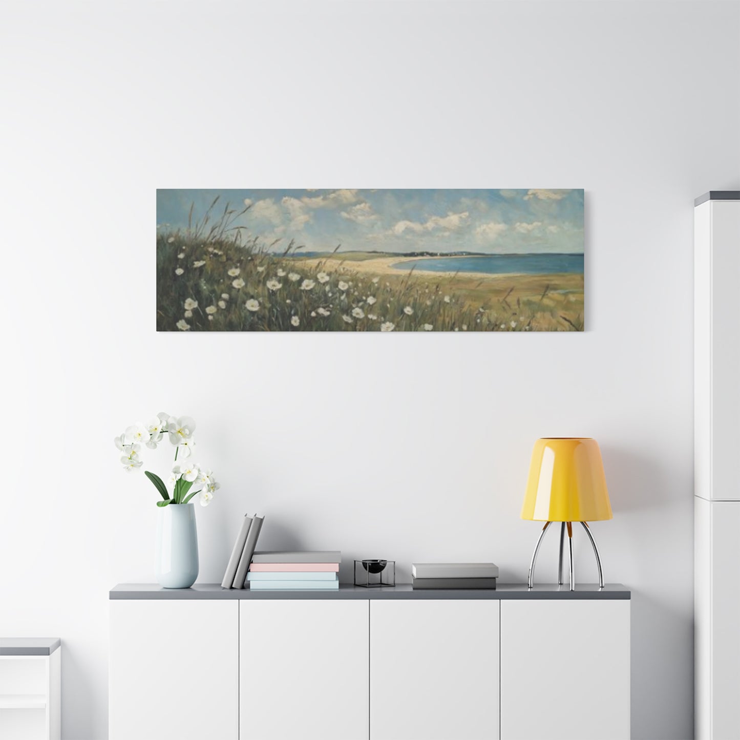 Flower On Beach Panoramas Wall Art & Canvas Prints