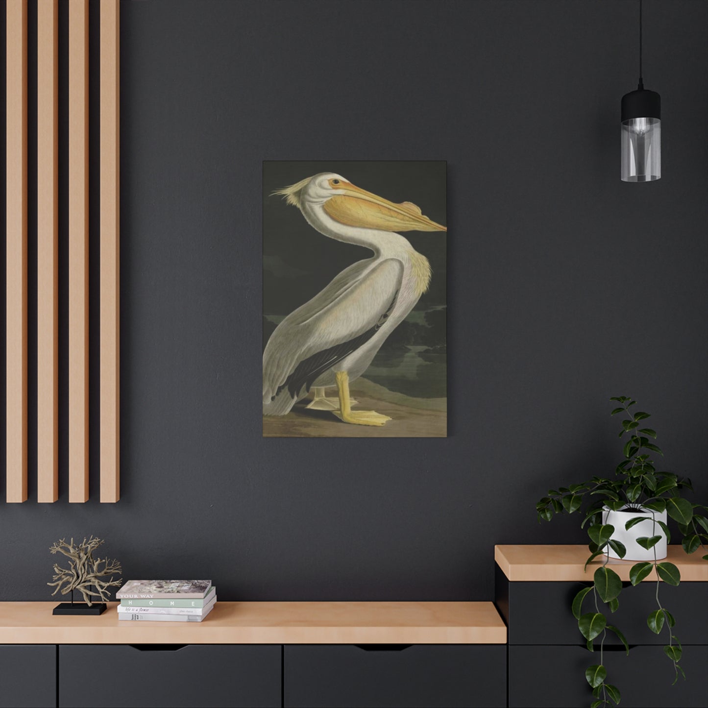 Fat Beak Pelican Poster Wall Art & Canvas Prints