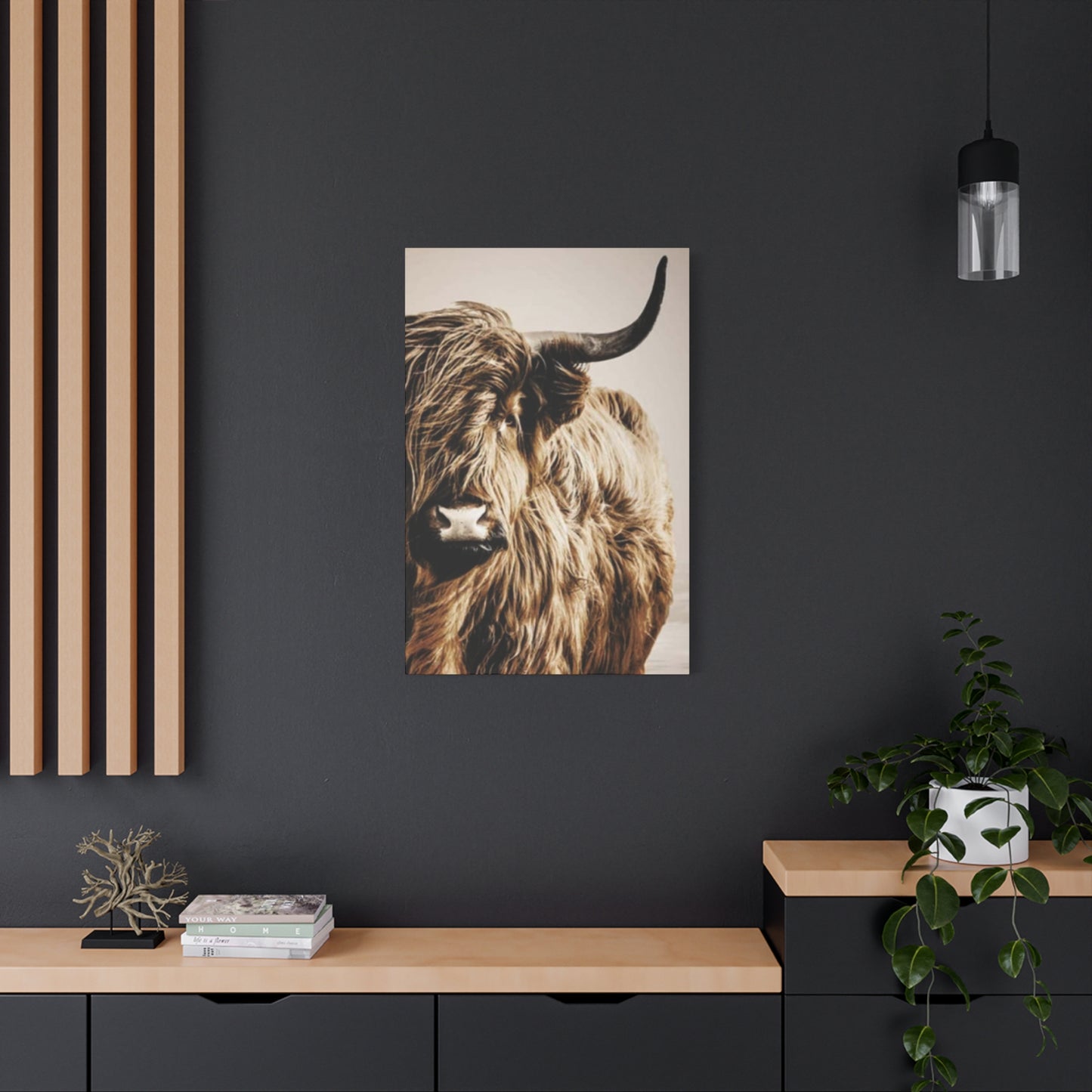 Wild Hairy Bull Longhorn Wall Art & Canvas Prints