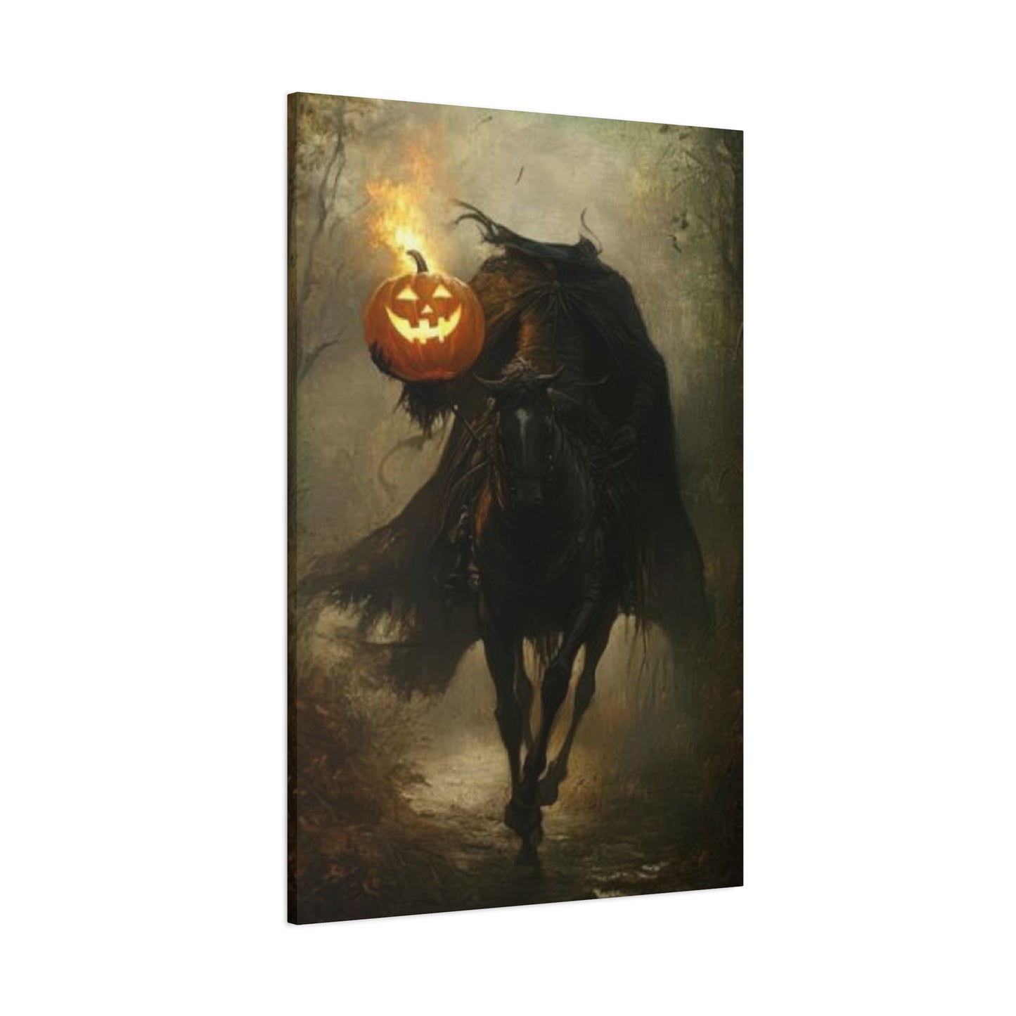 Halloween Horse Rider Wall Art & Canvas Prints