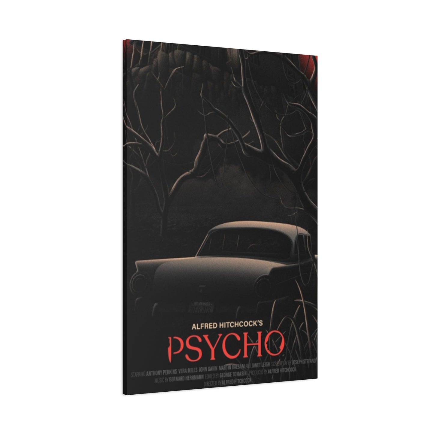 Psycho Horror Movie Poster Wall Art & Canvas Prints