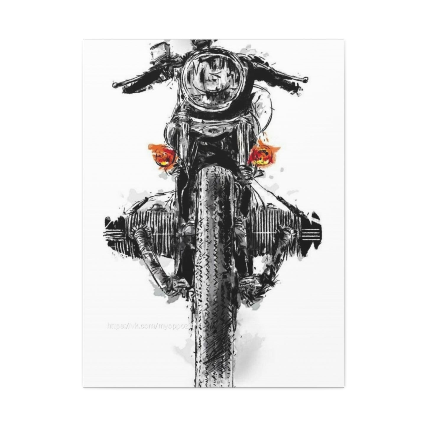 Boxer Engine Bike Poster Motorcycle Wall Art & Canvas Prints