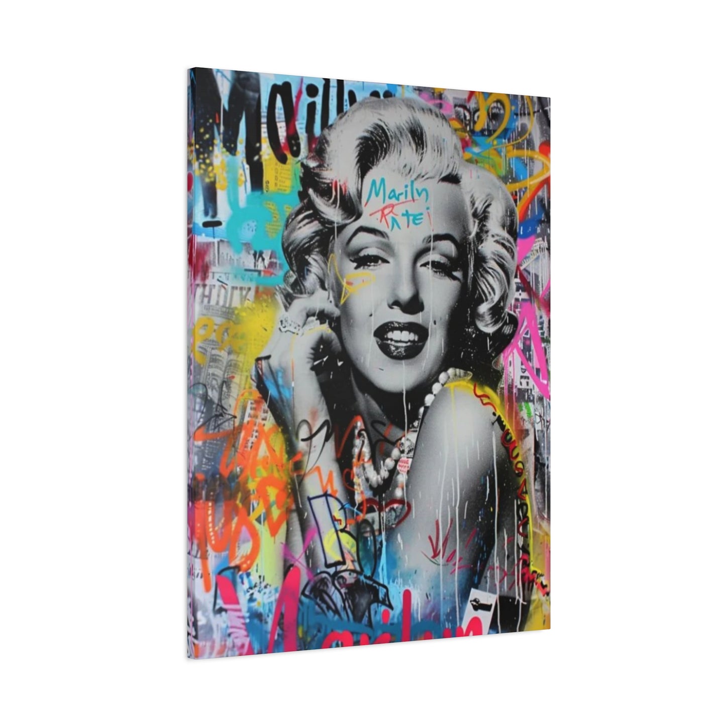 Marilyn Monroe Abstract Drawing Wall Art & Canvas Prints