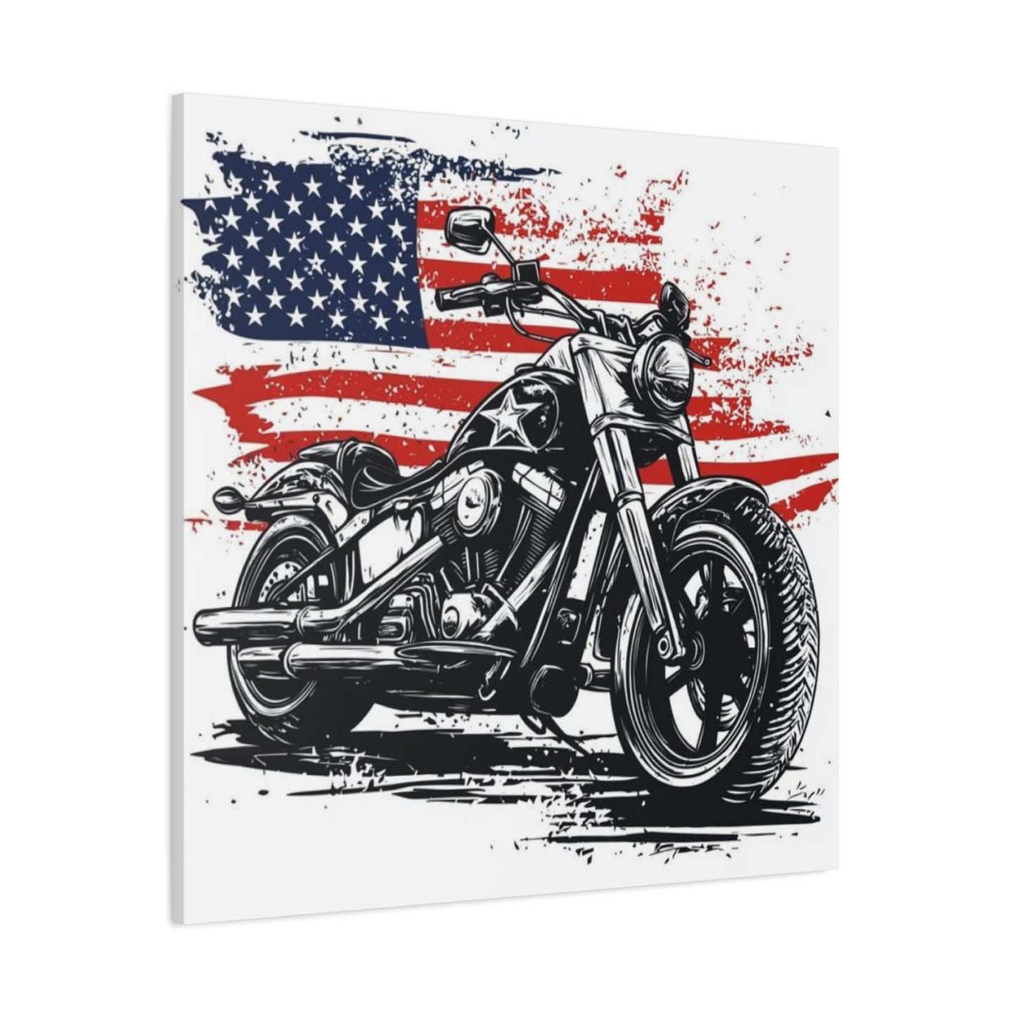 American Harley Davidson Poster Motorcycle Wall Art & Canvas Prints