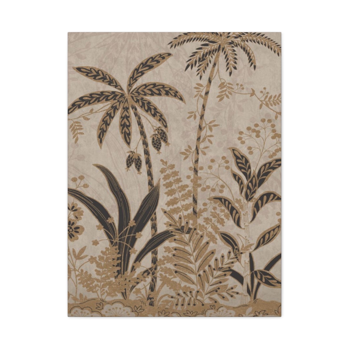 Brown Color Small Palm Tree Wall Art & Canvas Prints