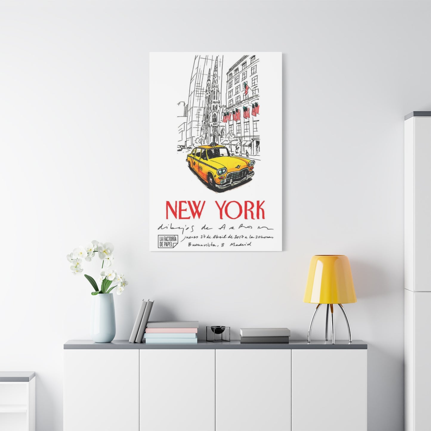 Yellow Taxi Of New York City Wall Art & Canvas Prints