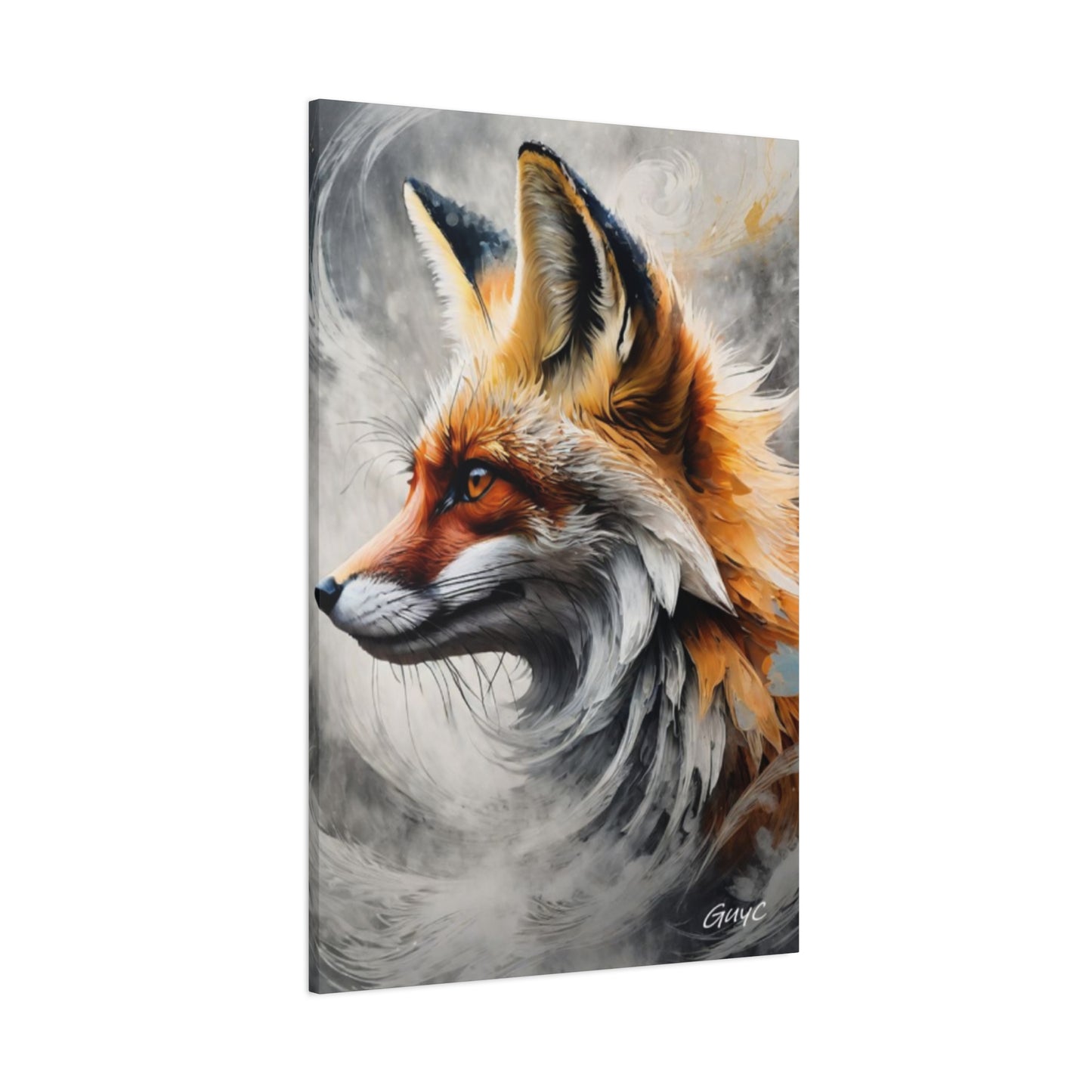 The Red Abstract Fox Wall Art & Canvas Prints