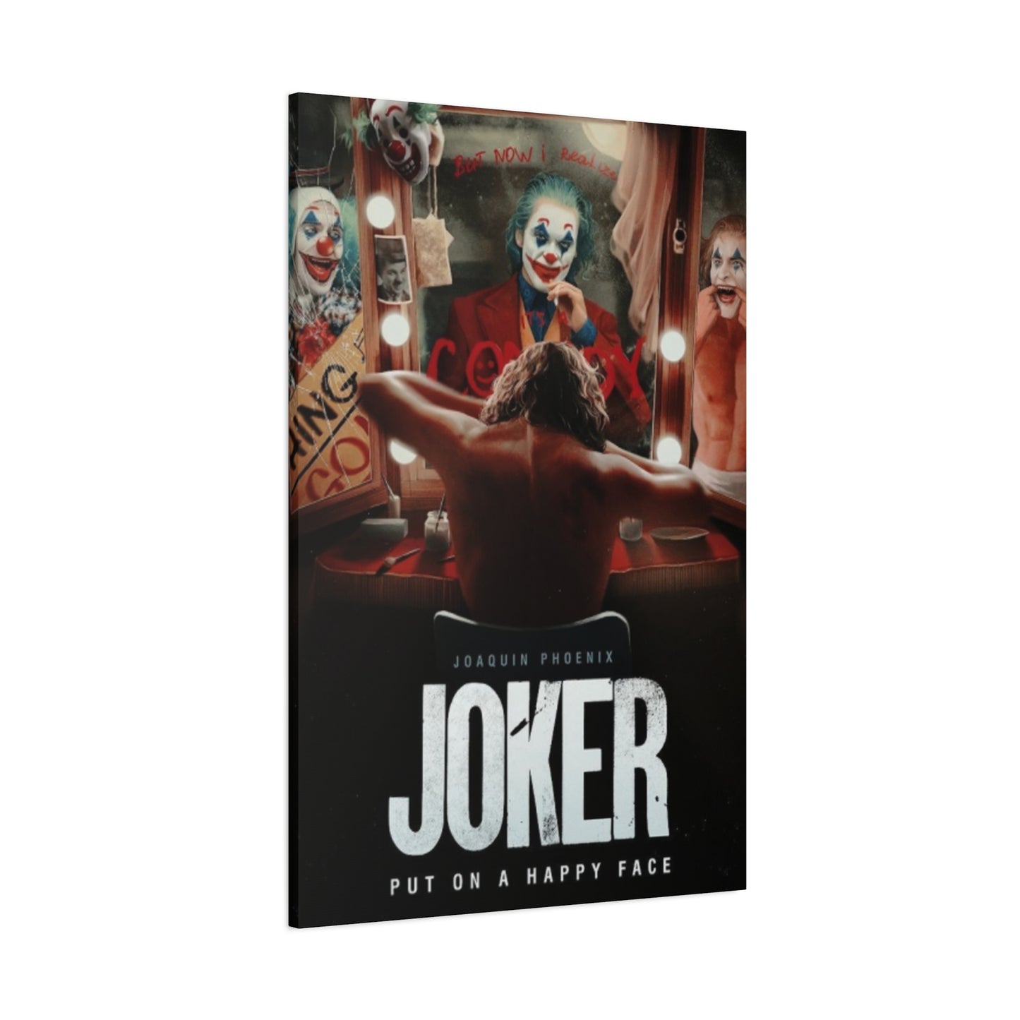 Joker Horror Movie Poster Wall Art & Canvas Prints