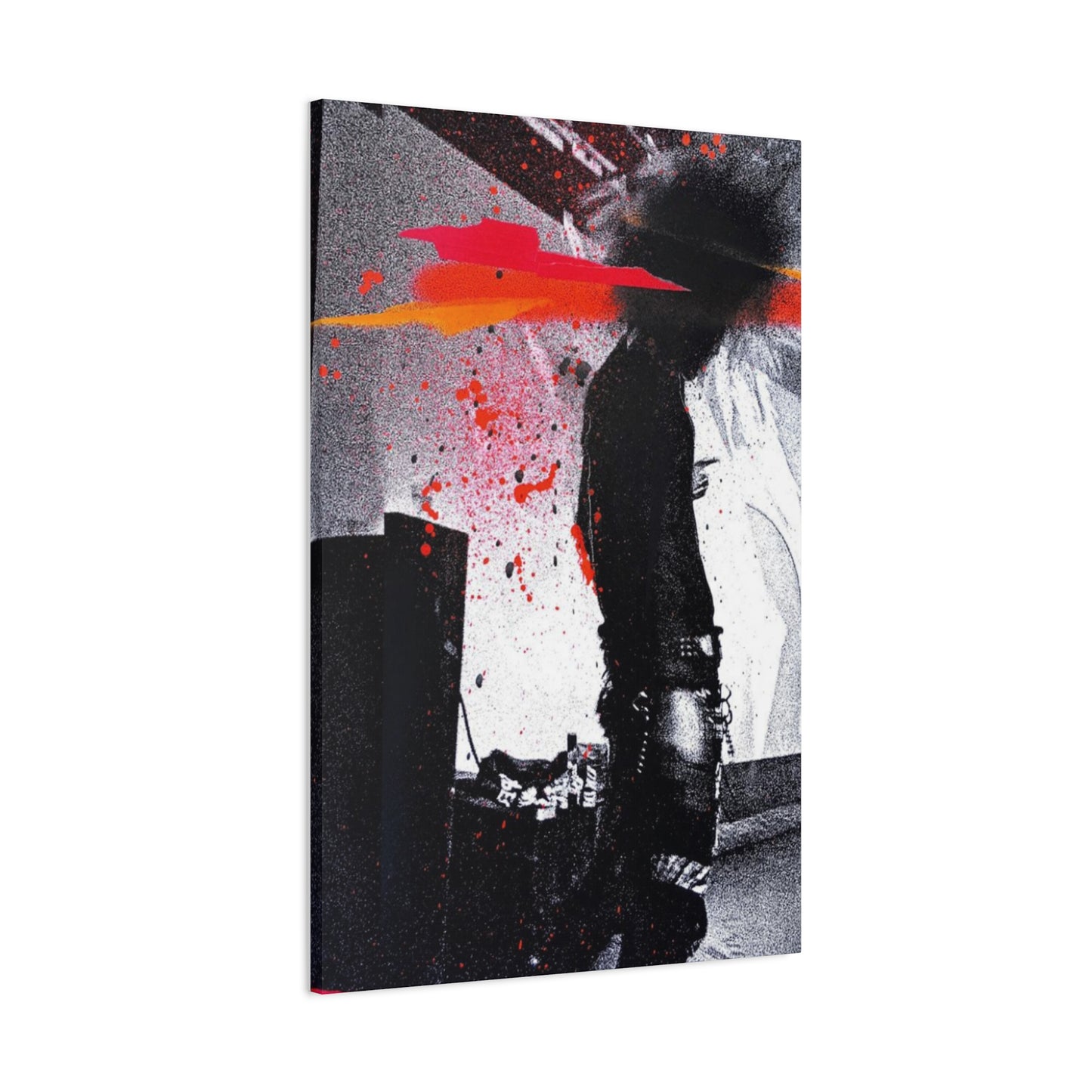 Little Boy Mixed Media Wall Art & Canvas Prints