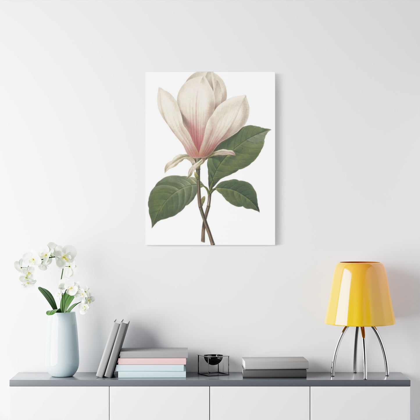 Beautiful Pink Magnolia Flower Photo Wall Art & Canvas Prints