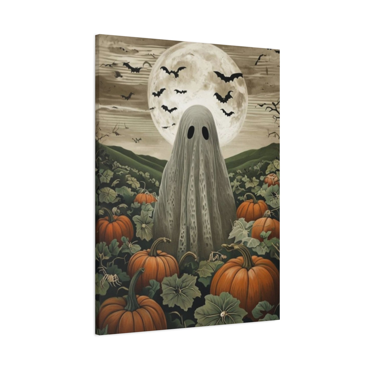 Full Moon Scarecrow Painting Wall Art & Canvas Prints