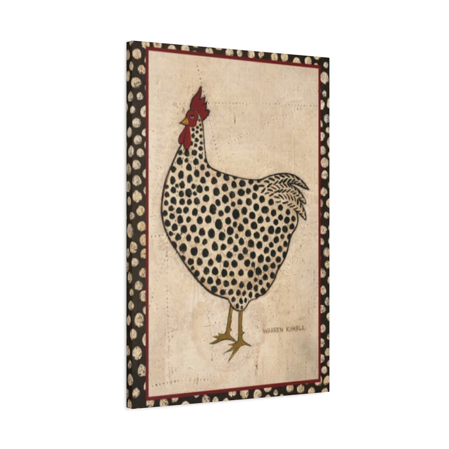 Chicken Drawing Kimble Warren Wall Art & Canvas Prints