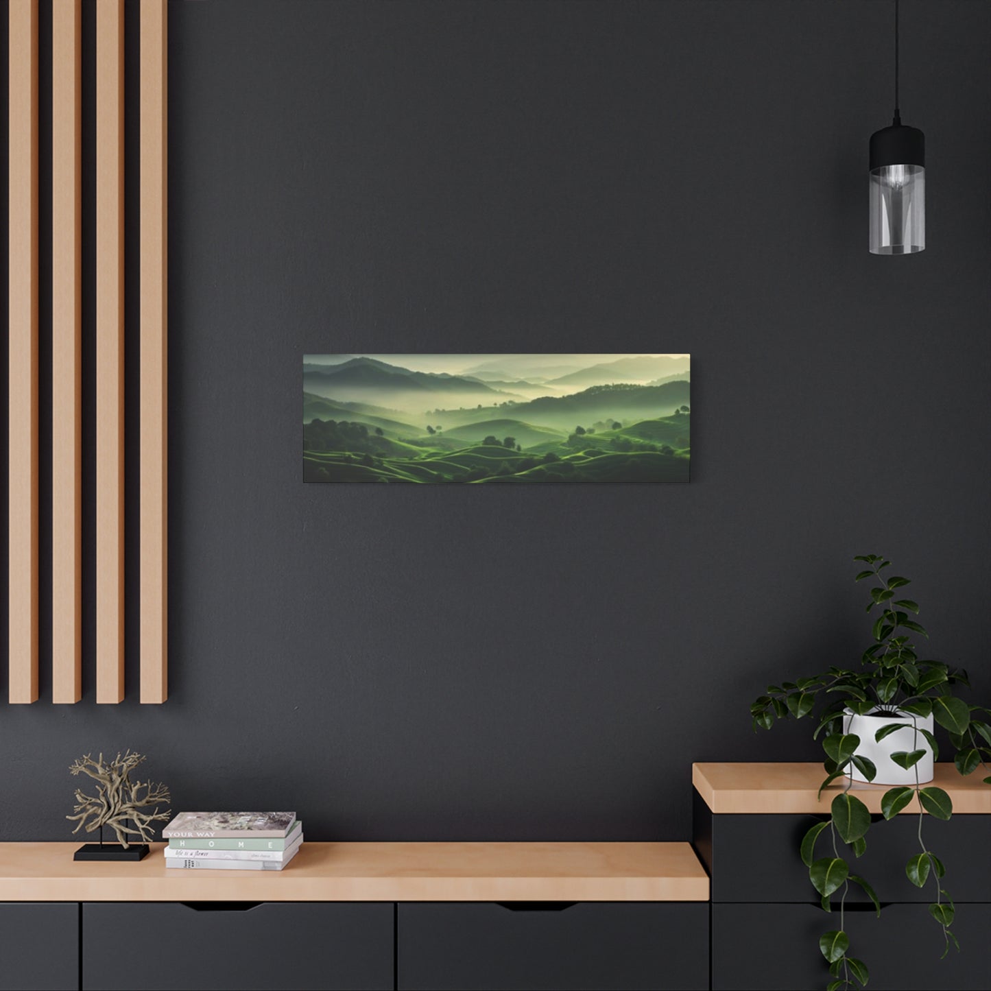 Morning Green Grasslands Panoramas Wall Art & Canvas Prints