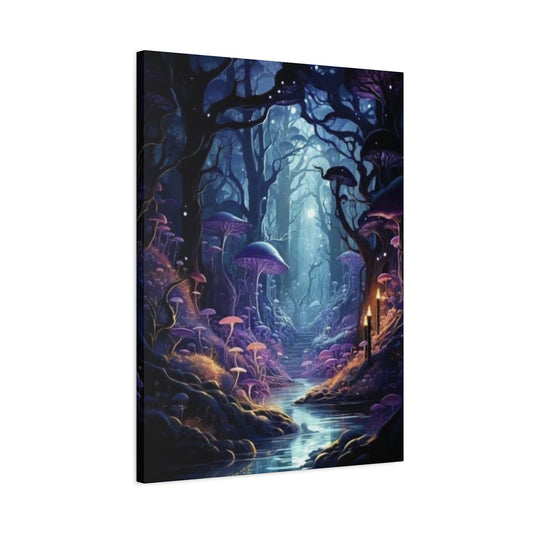 Mushroom Glowing Wildlife Wall Art & Canvas Prints