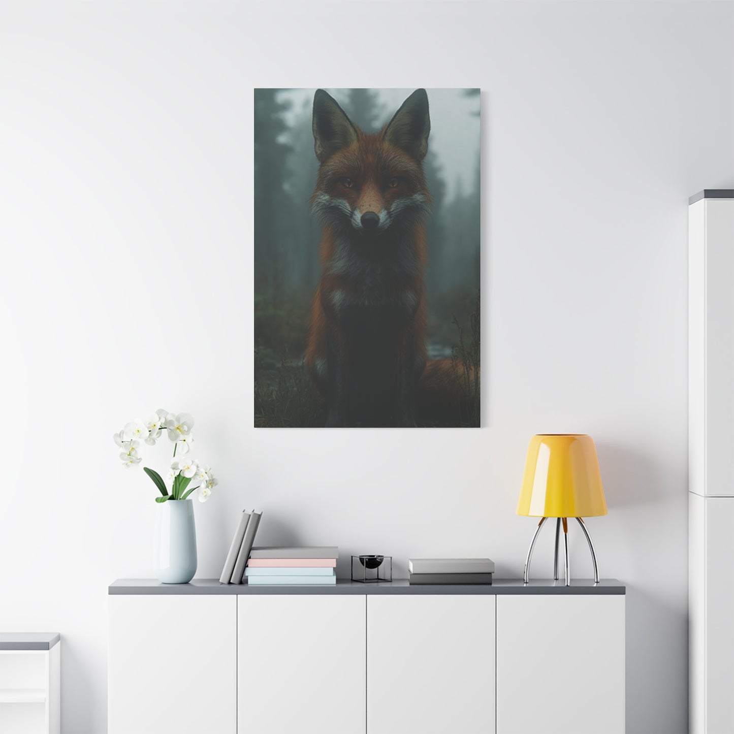 Fox in Forest Wall Art & Canvas Prints